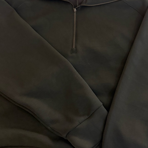 SPANX AIR ESSENTIALS 1/2 ZIP, NWOT, OLIVE, 3X - Picture 2 of 6